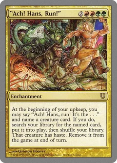 "Ach! Hans, Run!" Foil 116