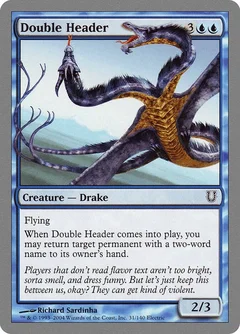 Double Header Foil 31