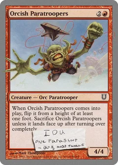 Orcish Paratroopers Foil 83