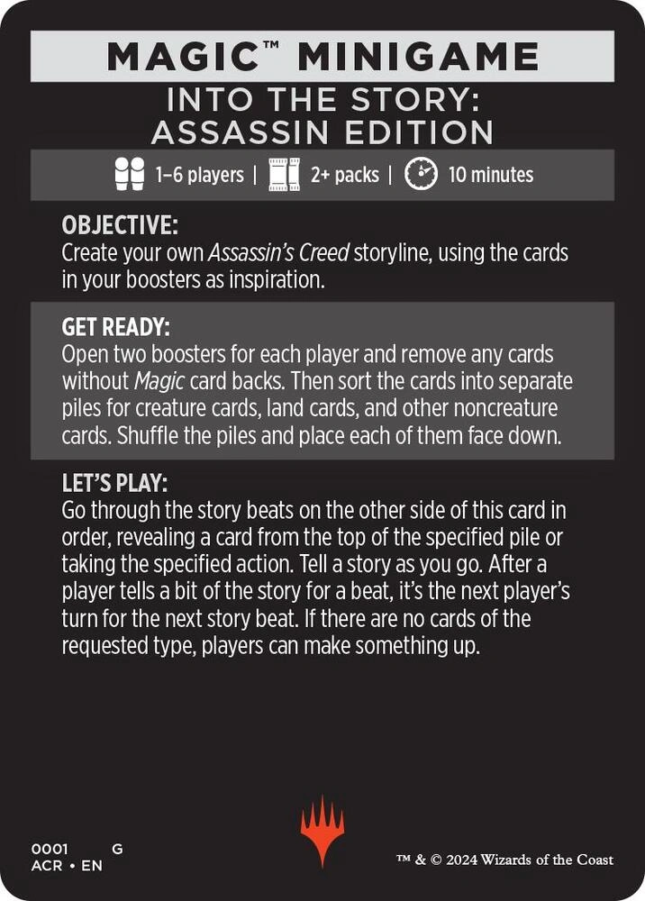 Magic Minigame: Into The Story: Assassin Edition