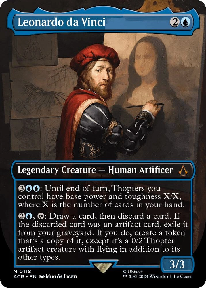 Leonardo da Vinci (Borderless) Foil