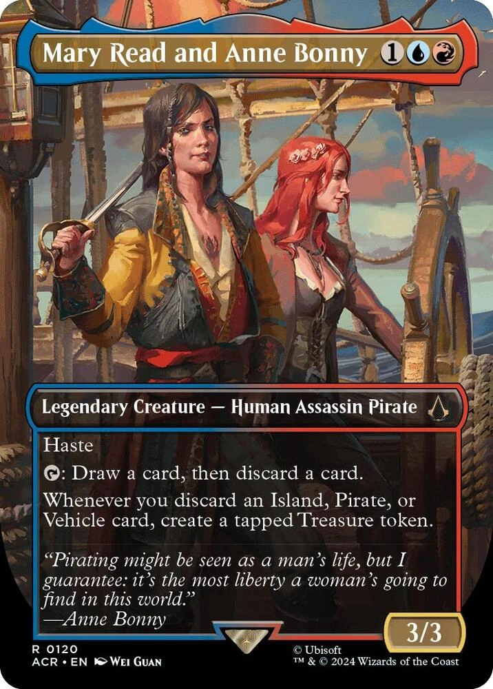 Mary Read and Anne Bonny (Borderless) Foil