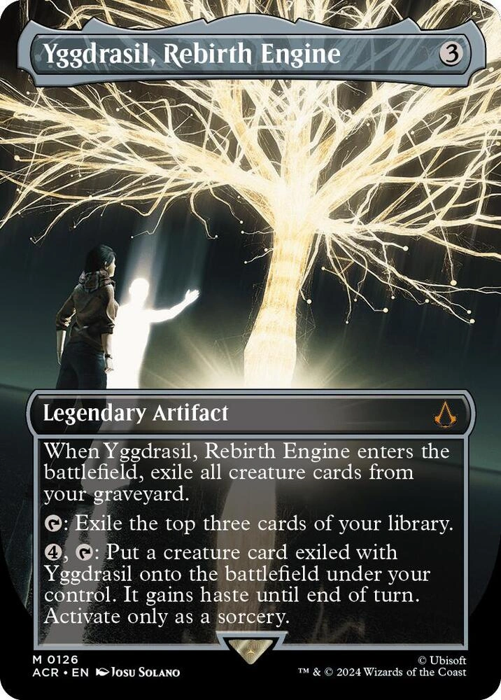Yggdrasil, Rebirth Engine (Borderless) Foil