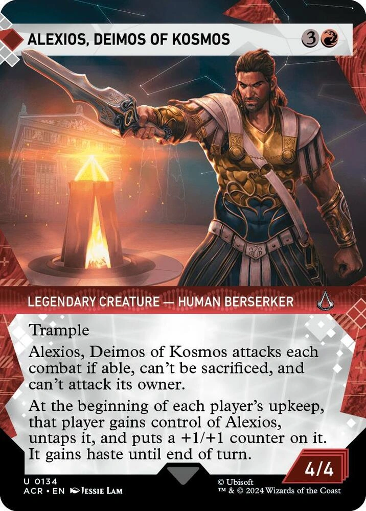 Alexios, Deimos of Kosmos (Showcase) Foil