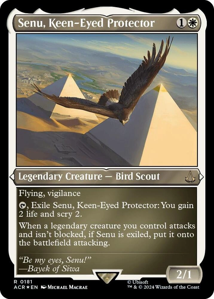 Senu, Keen-Eyed Protector (Foil Etched)
