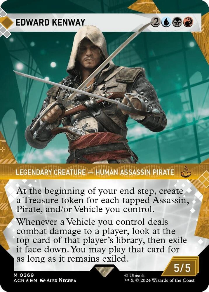 Edward Kenway (Showcase) (Textured Foil)