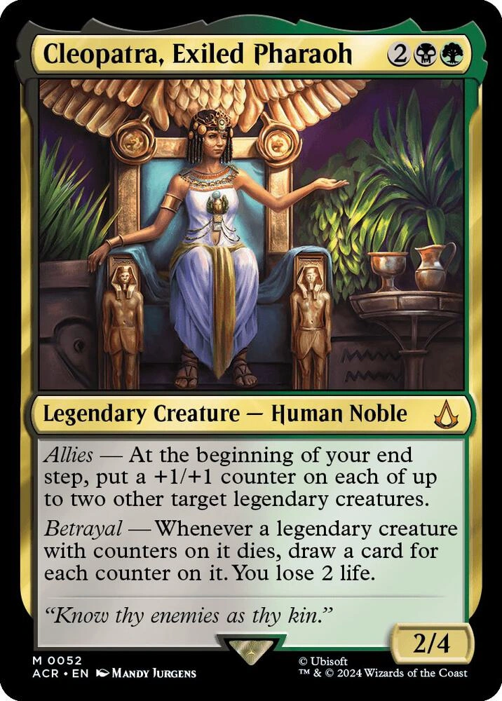 Cleopatra, Exiled Pharaoh Foil