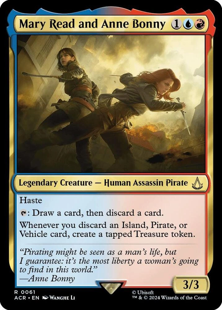Mary Read and Anne Bonny Foil