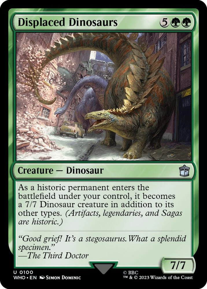 Displaced Dinosaurs Foil