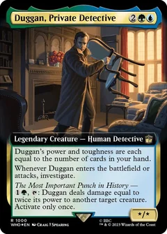 Duggan, Private Detective (Extended Art) (Surge Foil) 1000