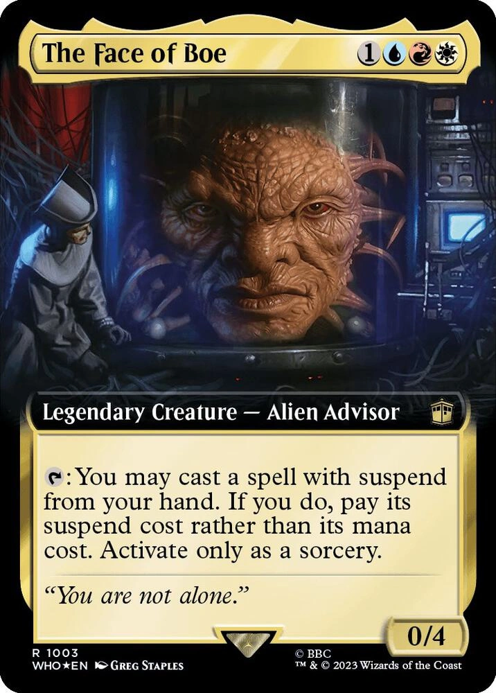 The Face of Boe (Extended Art) (Surge Foil)