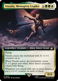 Vrestin, Menoptra Leader (Extended Art) (Surge Foil) 1042