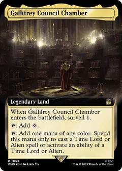 Gallifrey Council Chamber (Extended Art) (Surge Foil) 1053