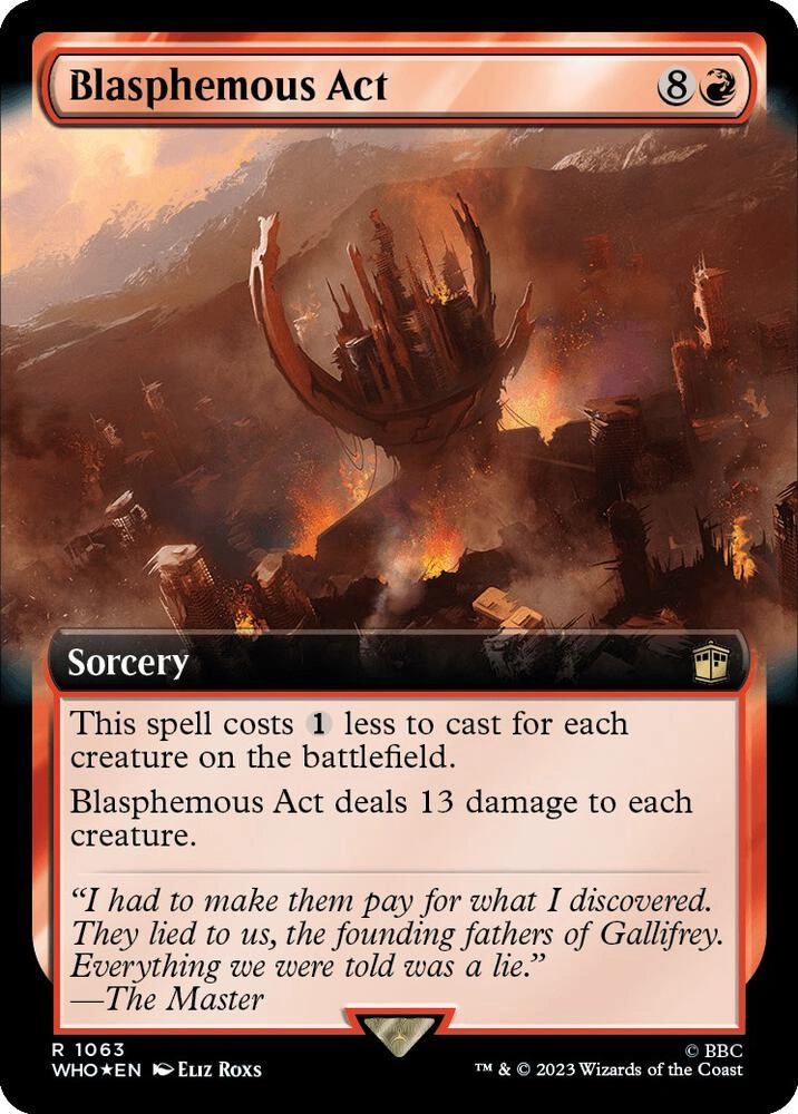 Blasphemous Act (Extended Art) (Surge Foil)