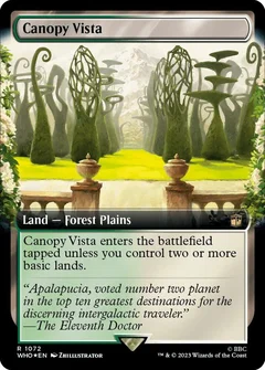 Canopy Vista (Extended Art) (Surge Foil) 1072