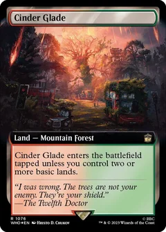 Cinder Glade (Extended Art) (Surge Foil) 1076