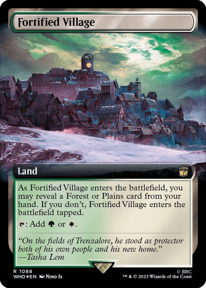 Fortified Village (Extended Art) (Surge Foil)