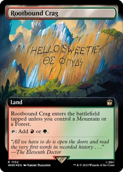 Rootbound Crag (Extended Art) (Surge Foil) 1102