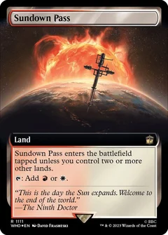 Sundown Pass (Extended Art) (Surge Foil) 1111