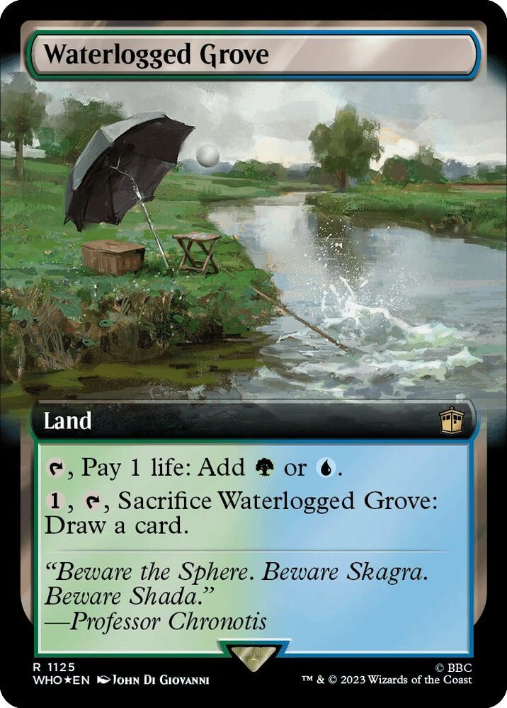 Waterlogged Grove (Extended Art) (Surge Foil)