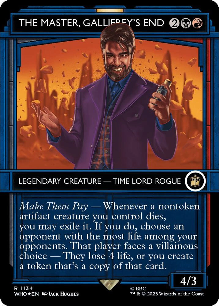 The Master, Gallifrey's End (Showcase) (Surge Foil)