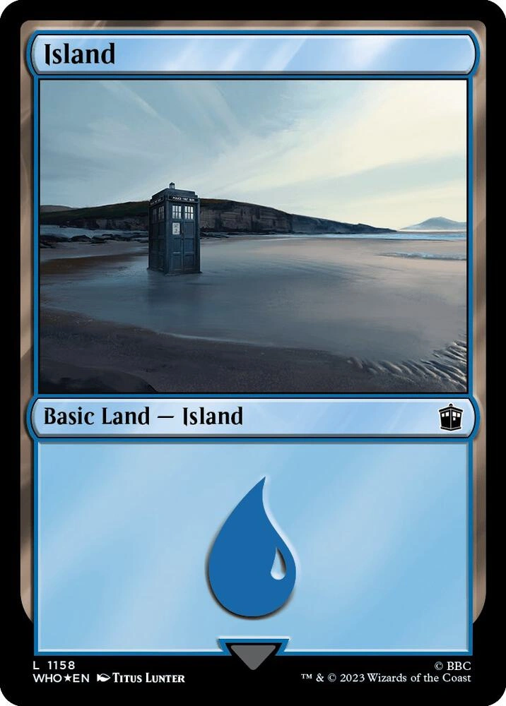 Island (1158) (Surge Foil)
