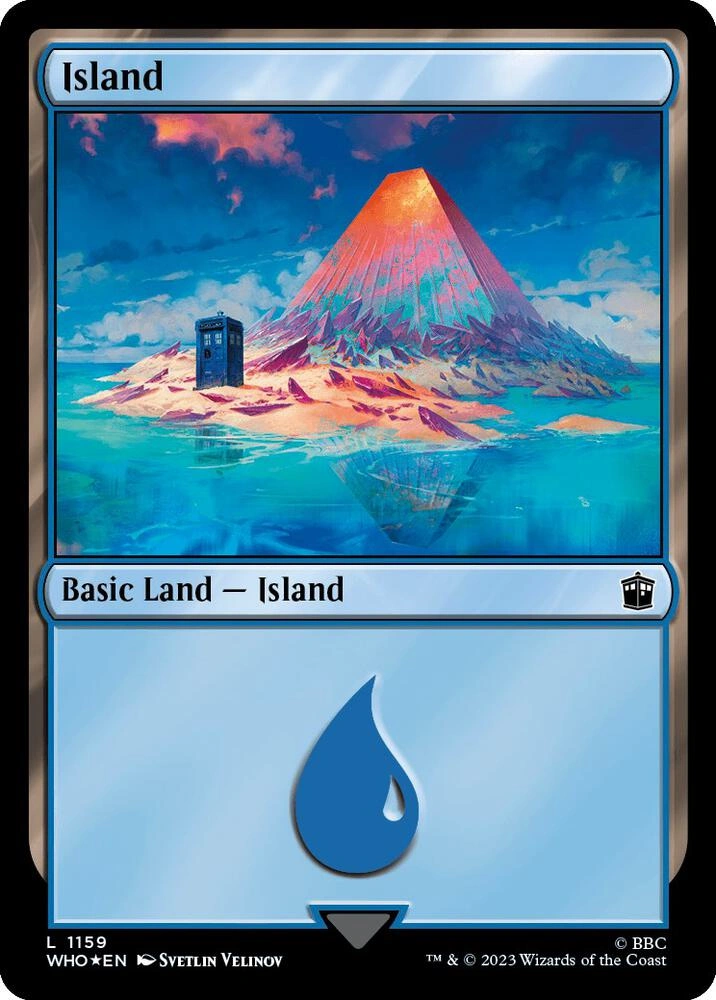 Island (1159) (Surge Foil)