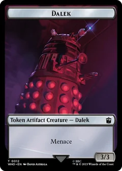 Dalek // Mark of the Rani Double-Sided Token 12 // 15