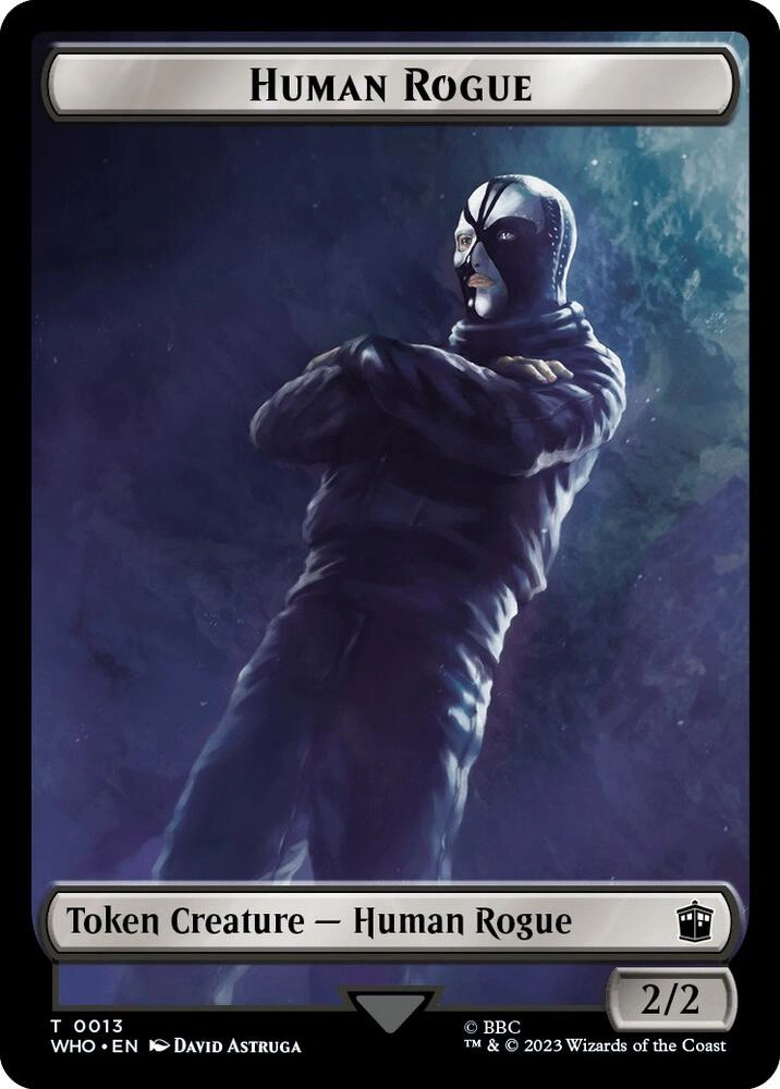 Human Rogue // Clue (0021) Double-Sided Token