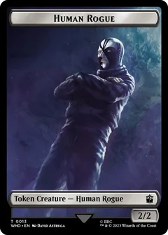 Human Rogue // Clue (0021) Double-Sided Token 13 // 21