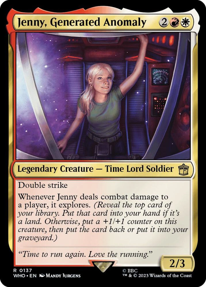 Jenny, Generated Anomaly Foil