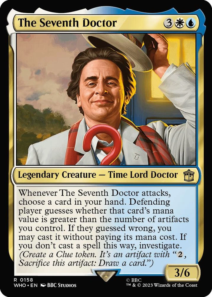 The Seventh Doctor Foil