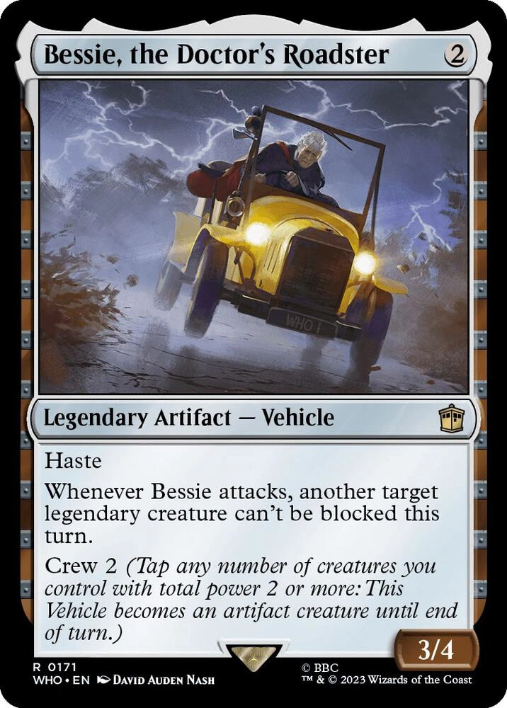 Bessie, the Doctor's Roadster Foil