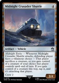 Midnight Crusader Shuttle Foil 179