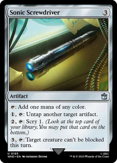 Sonic Screwdriver (0185) Foil 185