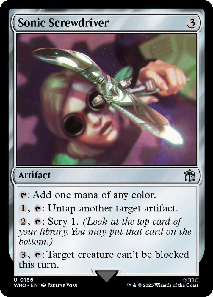 Sonic Screwdriver (0186) Foil