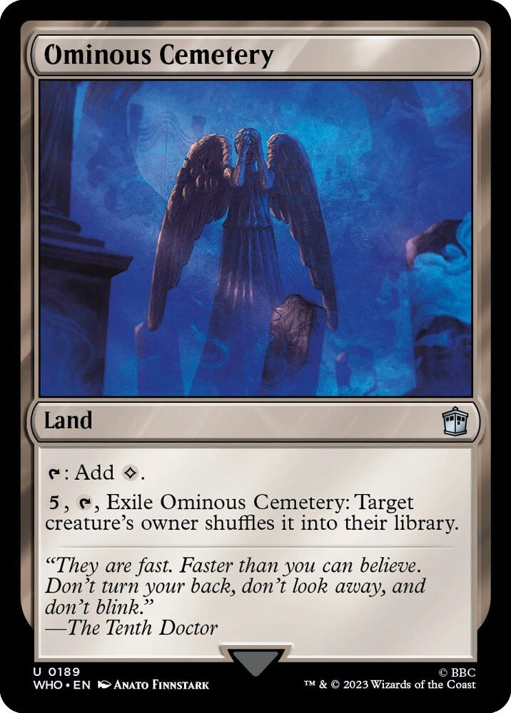 Ominous Cemetery Foil