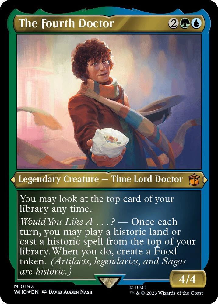 The Fourth Doctor (Display Commander) - Thick Stock Foil