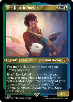 The Fourth Doctor (Display Commander) - Thick Stock Foil 193