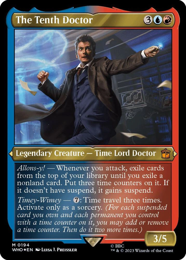 The Tenth Doctor (Display Commander) - Thick Stock Foil