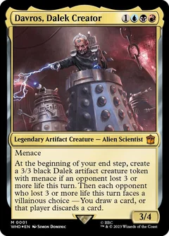 Davros, Dalek Creator Foil 1