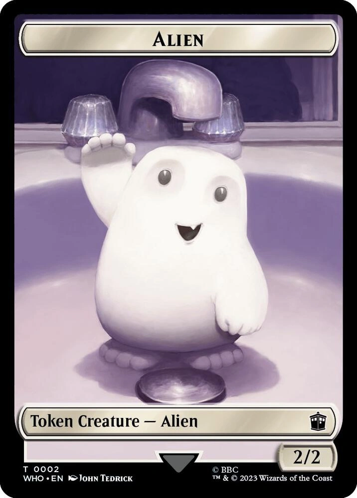 Alien // Clue (0023) Double-Sided Token Foil