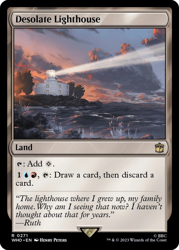 Desolate Lighthouse Foil