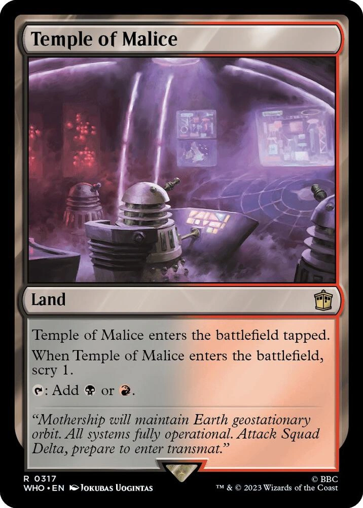 Temple of Malice Foil