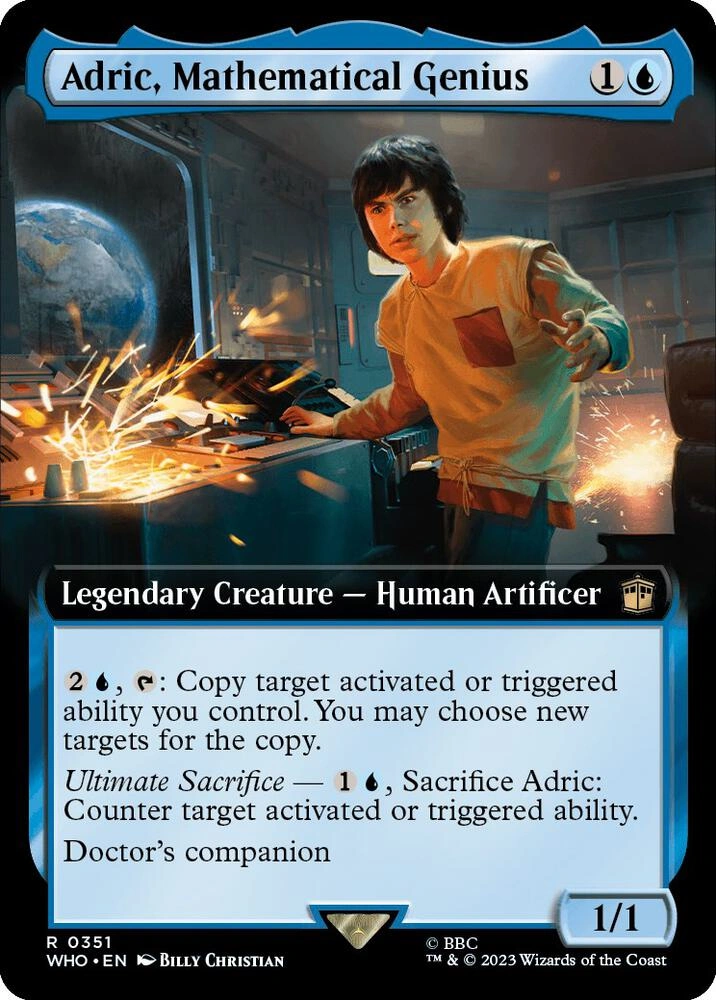 Adric, Mathematical Genius (Extended Art) Foil