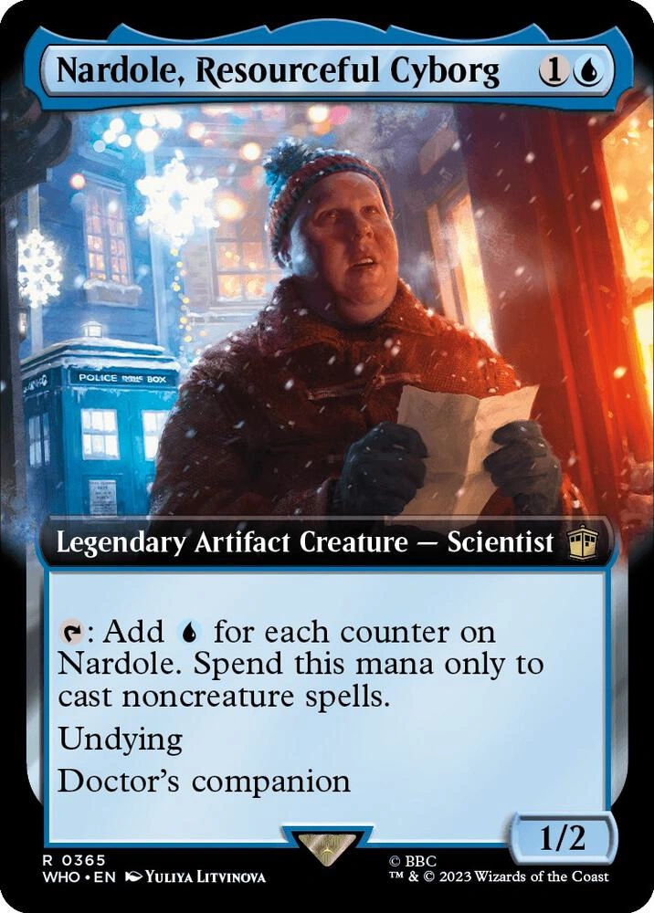 Nardole, Resourceful Cyborg (Extended Art) Foil