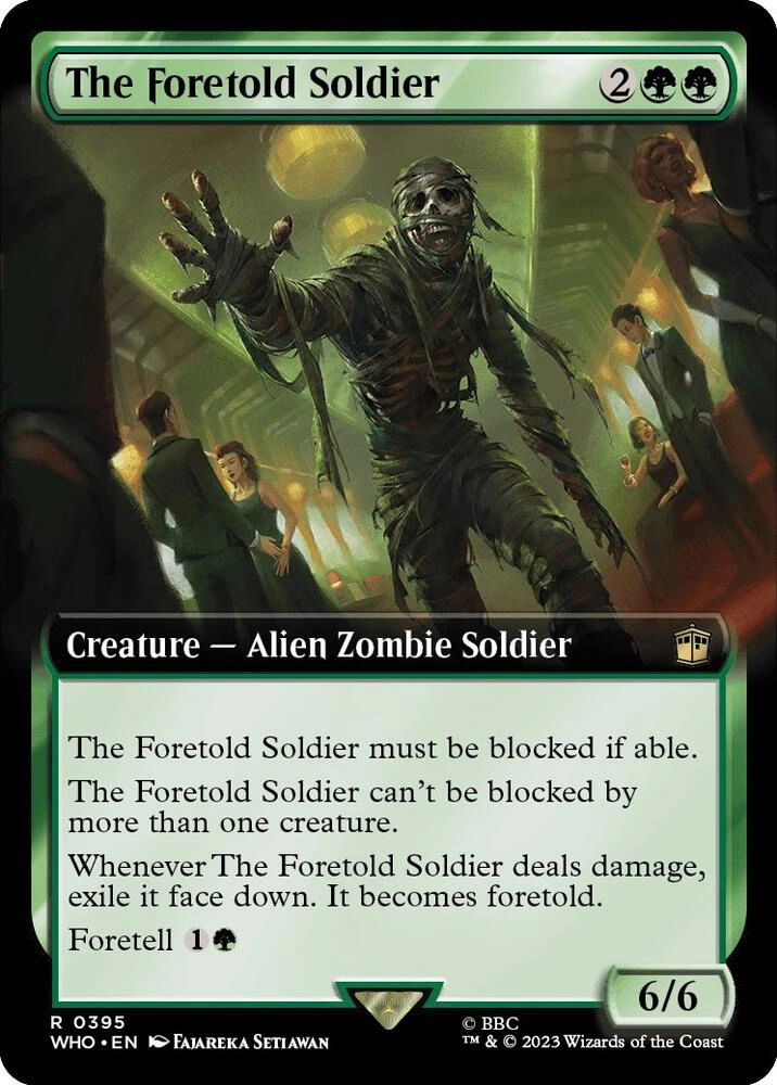 The Foretold Soldier (Extended Art) Foil