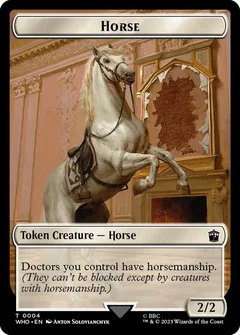 Horse // Cyberman Double-Sided Token Foil 4 // 24