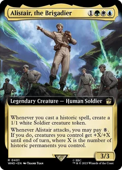 Alistair, the Brigadier (Extended Art) Foil 401