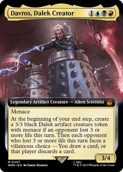 Davros, Dalek Creator (Extended Art) Foil 407